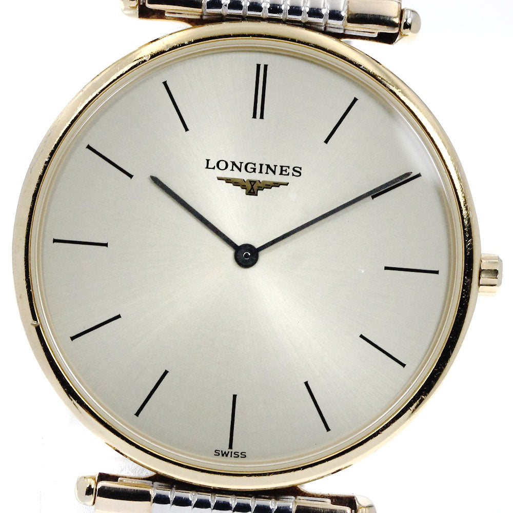 LONGINES Grand classic L4.635.2 Champagne Gold Dial Quartz Men's Watch_895155