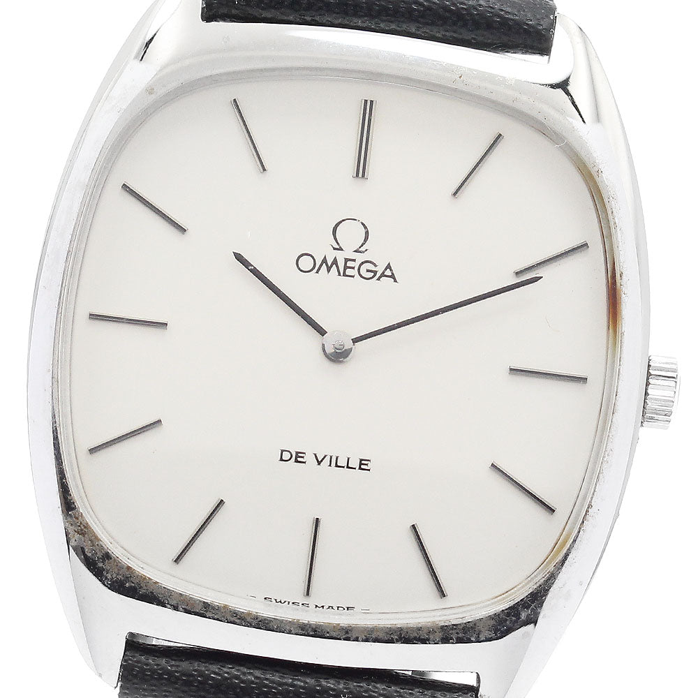 OMEGA De Ville 111.0139 Square Cal.625 Silver Dial Hand Winding Men's_895156