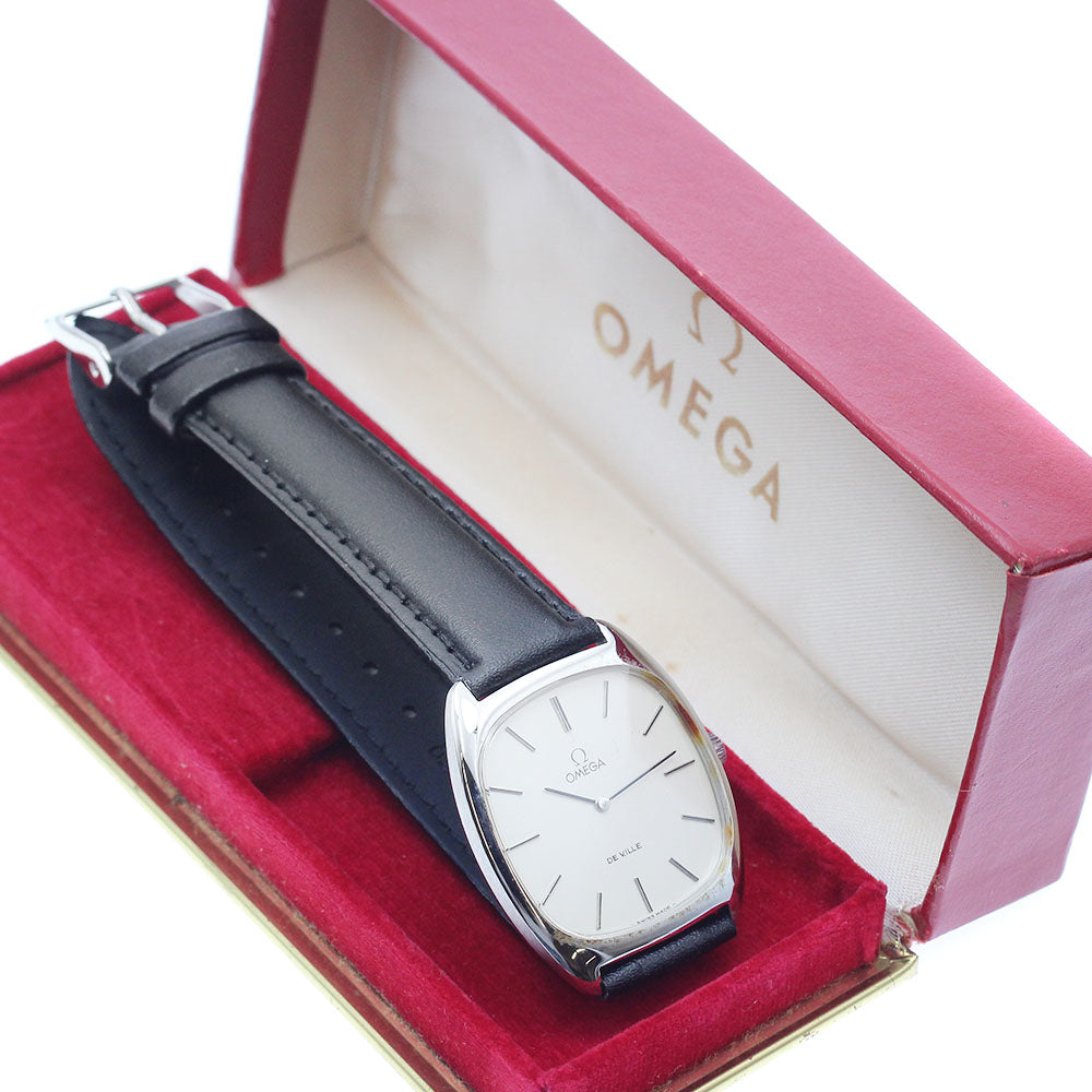 OMEGA De Ville 111.0139 Square Cal.625 Silver Dial Hand Winding Men's_895156