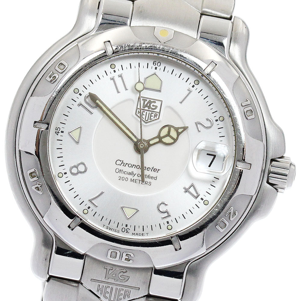 TAG HEUER 6000 series WH5111-2 Date Silver Dial Automatic Men's Watch_895159