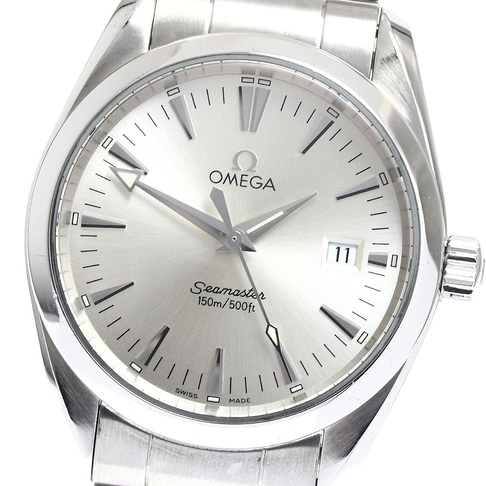 OMEGA Seamaster Aqua Terra 2518.30 Date Silver Dial Quartz Men's Watch_895162