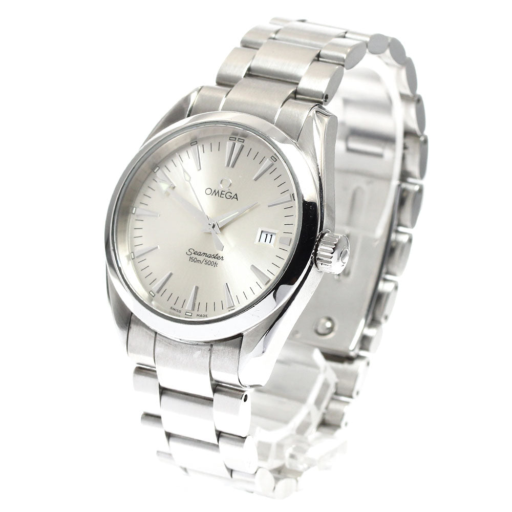 OMEGA Seamaster Aqua Terra 2518.30 Date Silver Dial Quartz Men's Watch_895162