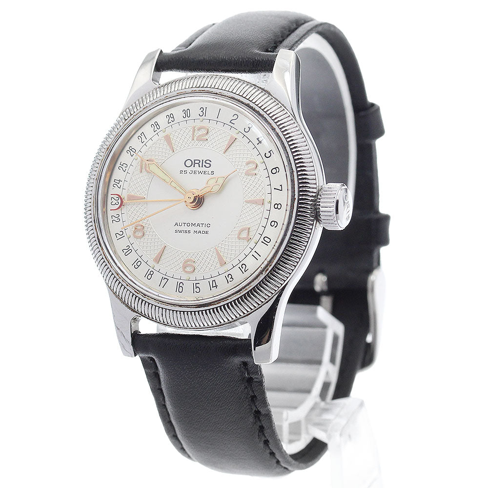 ORIS Pointer date 7463B Big crown Silver Dial Automatic Men's Watch_895165