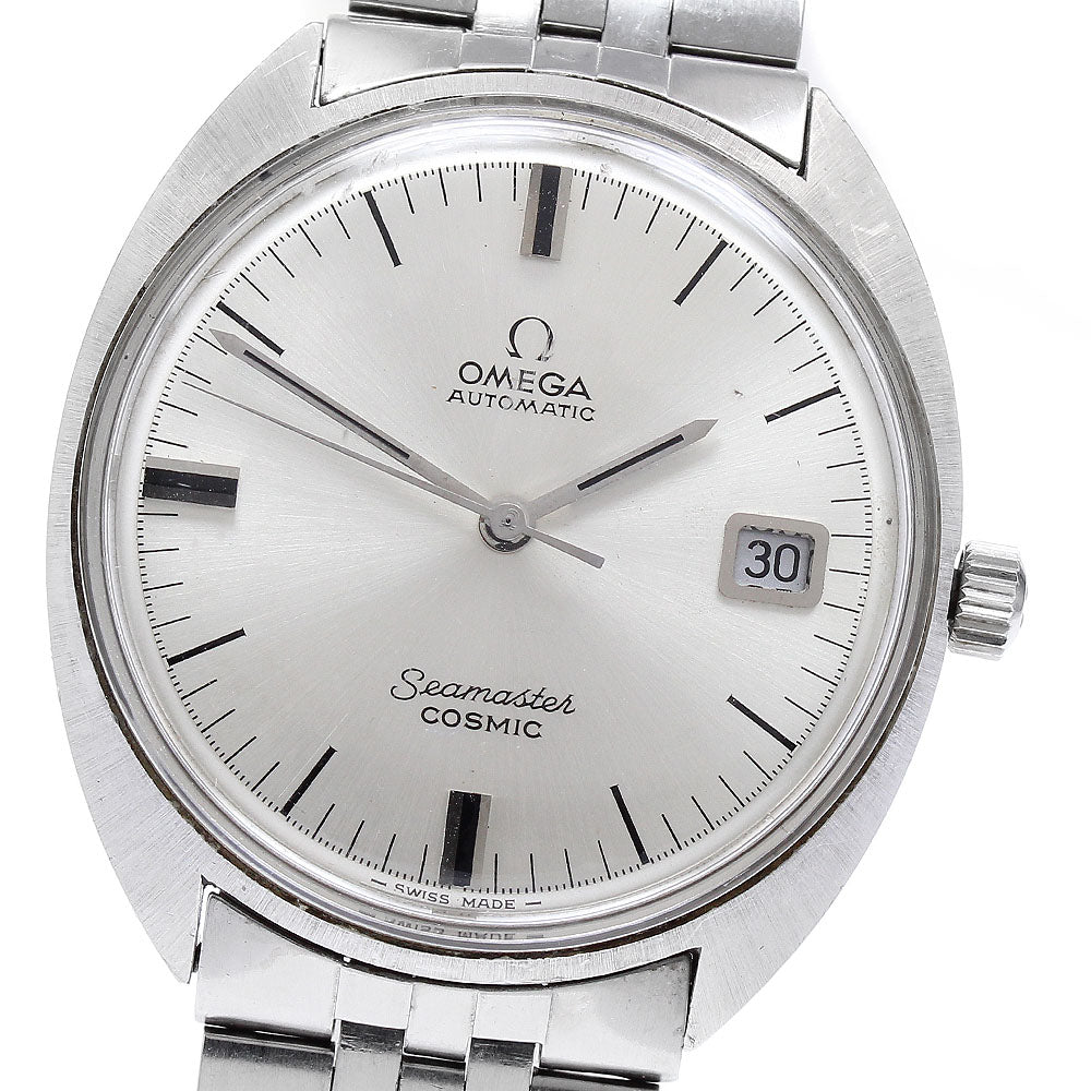 OMEGA Seamaster Cosmic 166026 Date Silver Dial Automatic Men's Watch_895169