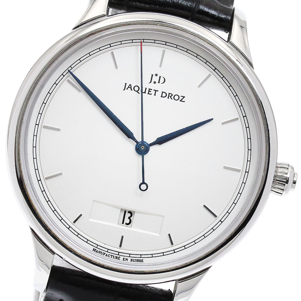 JAQUET DROZ grand wool J017510240 Date back skeleton Silver Dial Automatic Men's Watch_895174