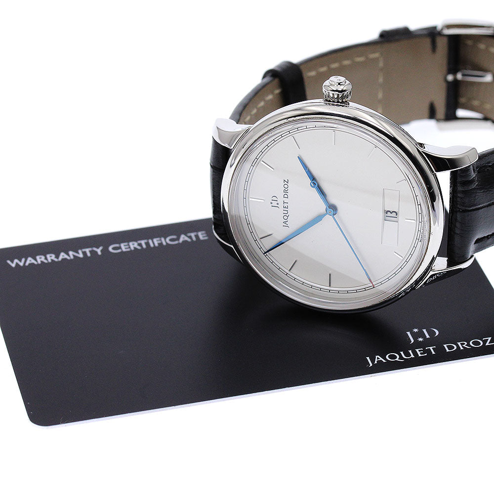 JAQUET DROZ grand wool J017510240 Date back skeleton Silver Dial Automatic Men's Watch_895174