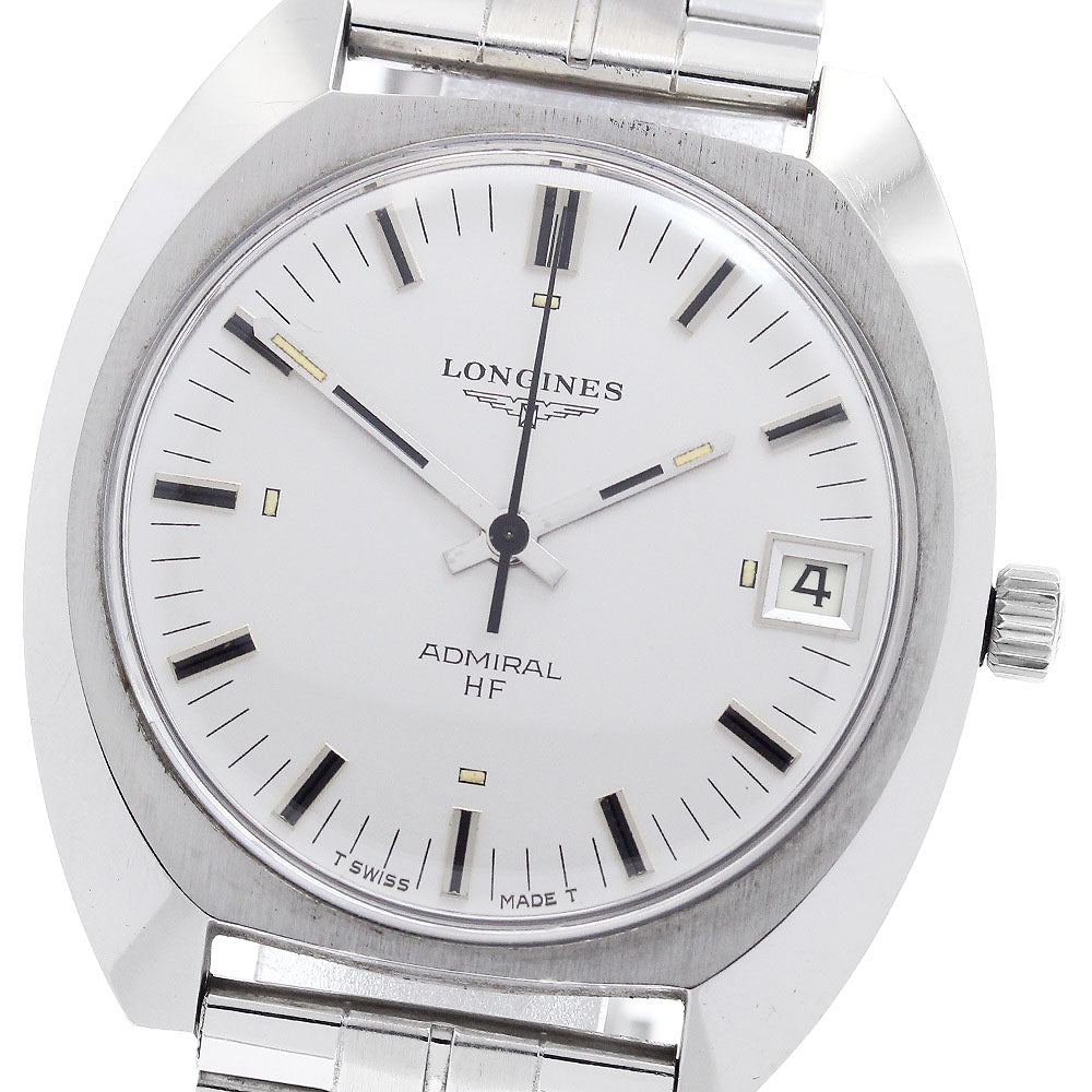 LONGINES Admiral 2304-2-6952 Date Cal.6952 Silver Dial Hand Winding Men's_895195