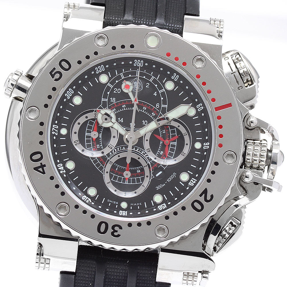 AQUANAUTIC King Cuda K2TZ0002NDS0 Chronograph black Dial Automatic Men's_895199