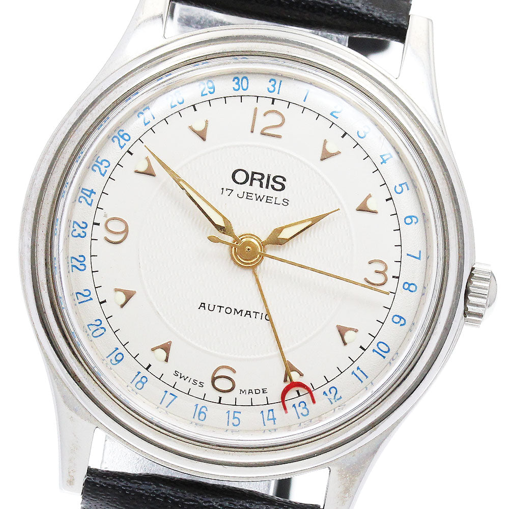 ORIS Pointer date 7403-40B Silver Dial Automatic Men's Watch_895203