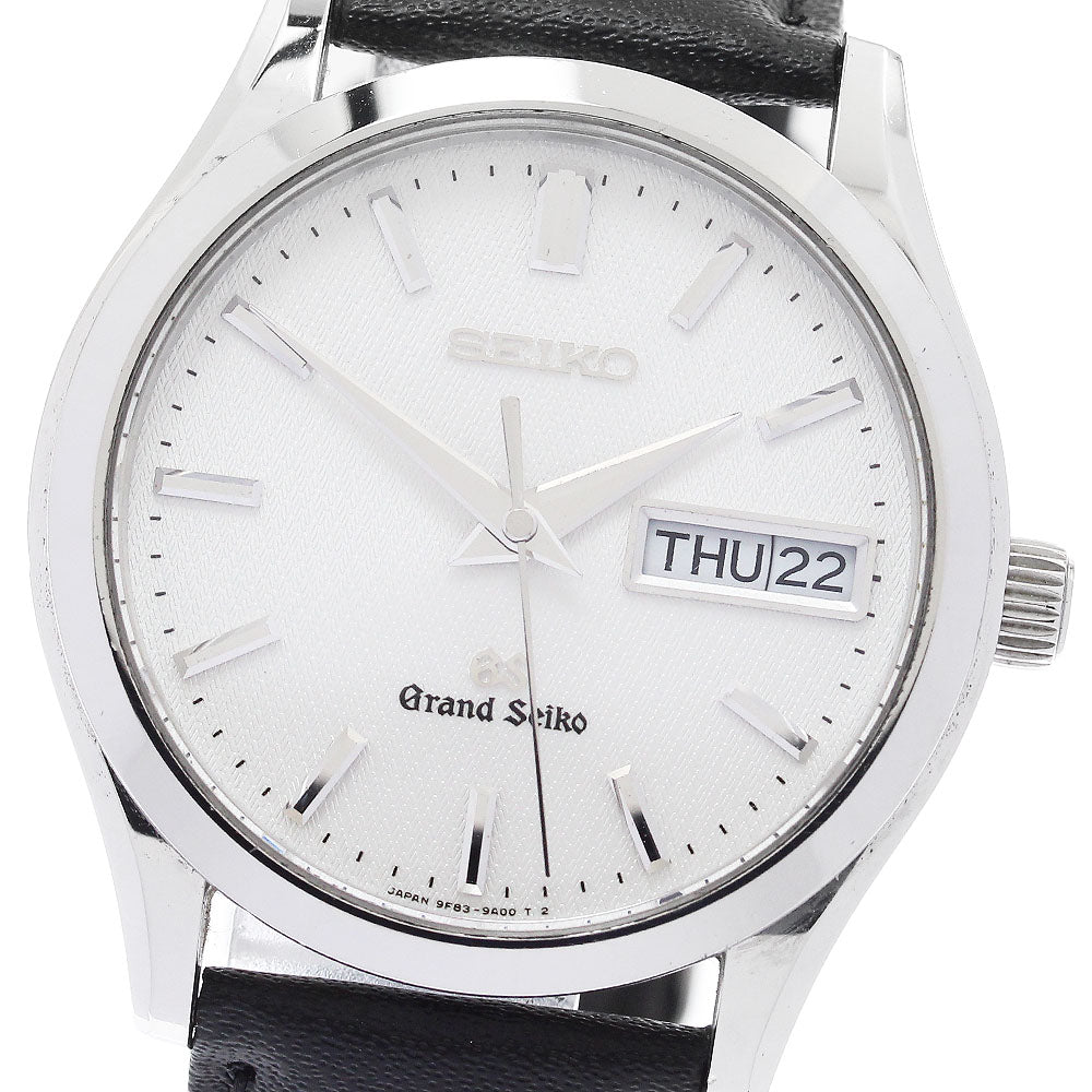 SEIKO Grand Seiko SBGT001/9F83-9A00 Day date white Dial Quartz Men's_895215