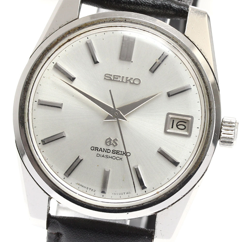 SEIKO Grand Seiko 2nd model 5722-9991 Date Silver Dial Hand Winding Men's_895222