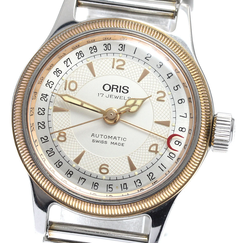 ORIS Big crown 7400B Pointer date Silver Dial Automatic Boy's Watch_895234