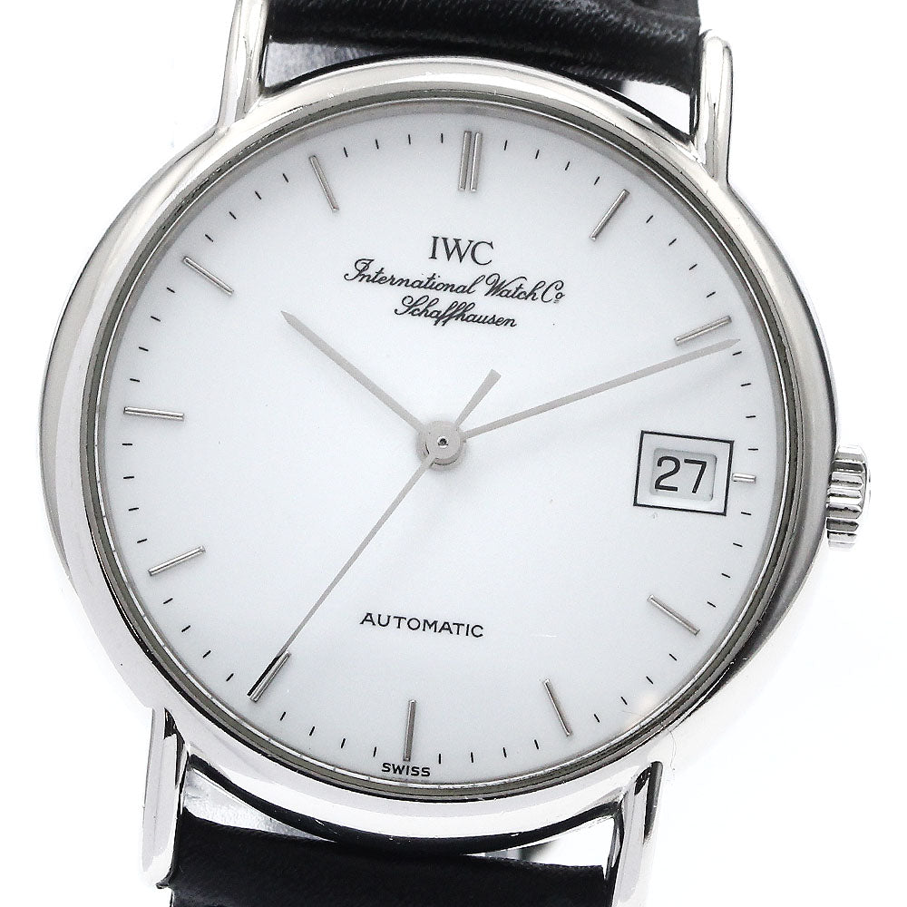 IWC SCHAFFHAUSEN Portofino Date white Dial Automatic Men's Watch_895239