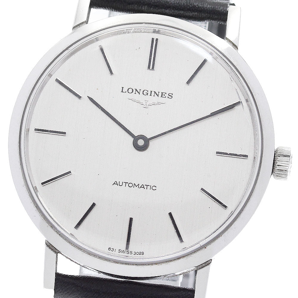 LONGINES Vintage Cal.L631.1 with engraving on the back Silver Dial Automatic Men's Watch_895241