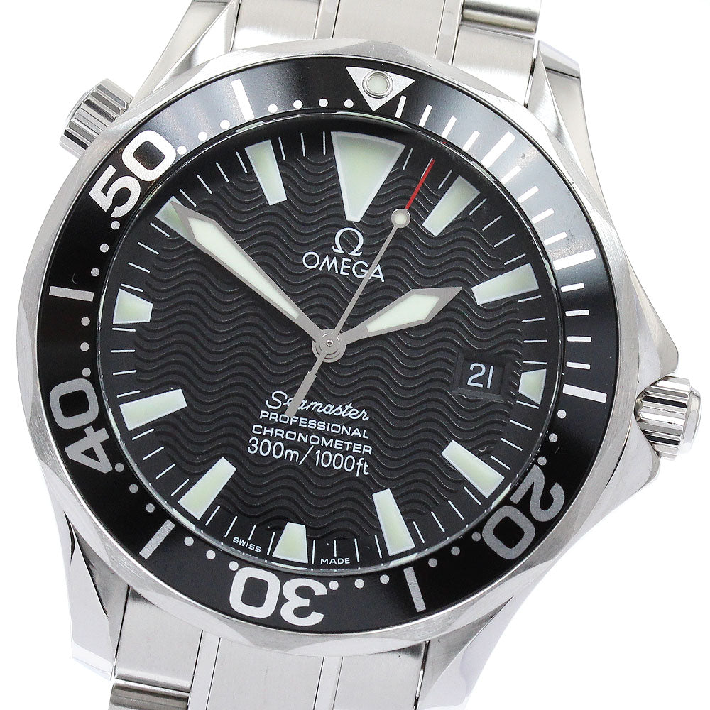 OMEGA Seamaster300 2254.50 Date black Dial Automatic Men's Watch_895289