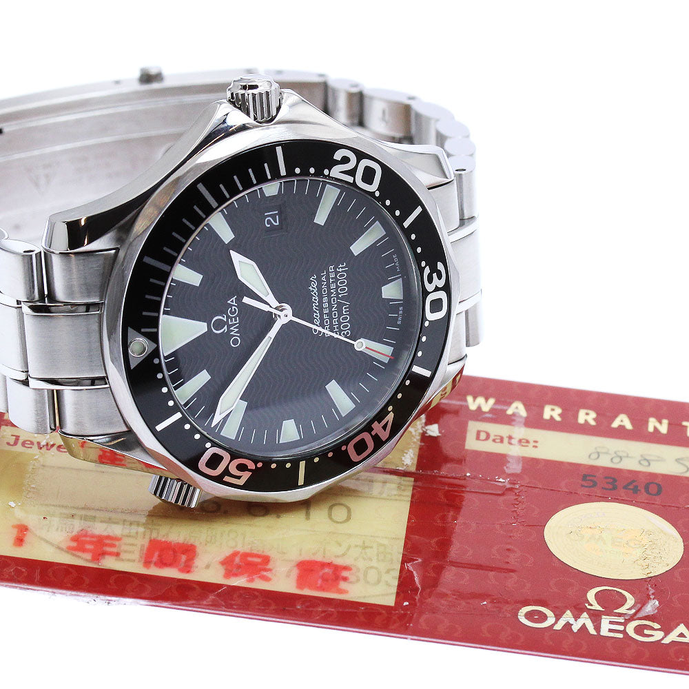 OMEGA Seamaster300 2254.50 Date black Dial Automatic Men's Watch_895289
