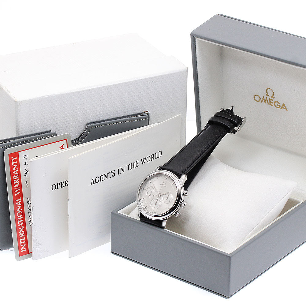 OMEGA De Ville Prestige 4840.31.01 Chronograph Hand Winding Men's Watch_895291