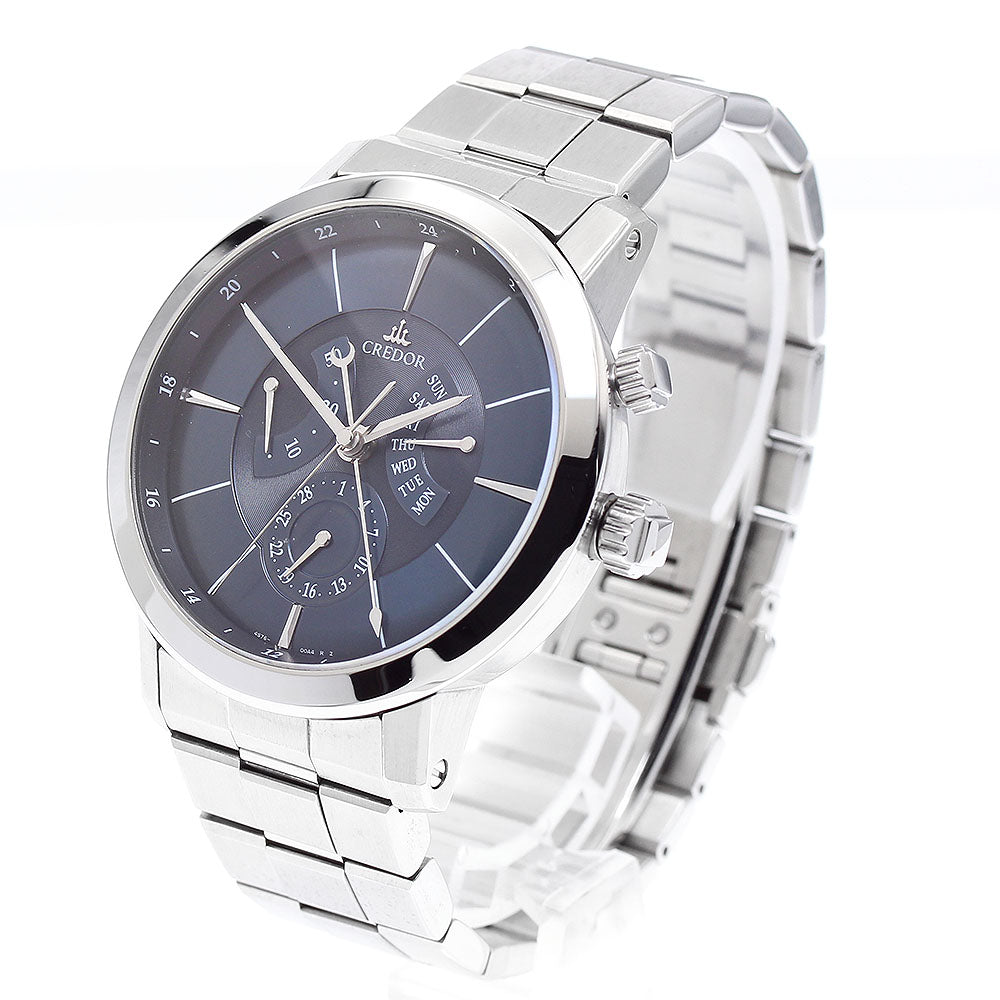 SEIKO CREDOR node GCBT995/4S76-00A0 Day date Navy Dial Automatic Men's _895319