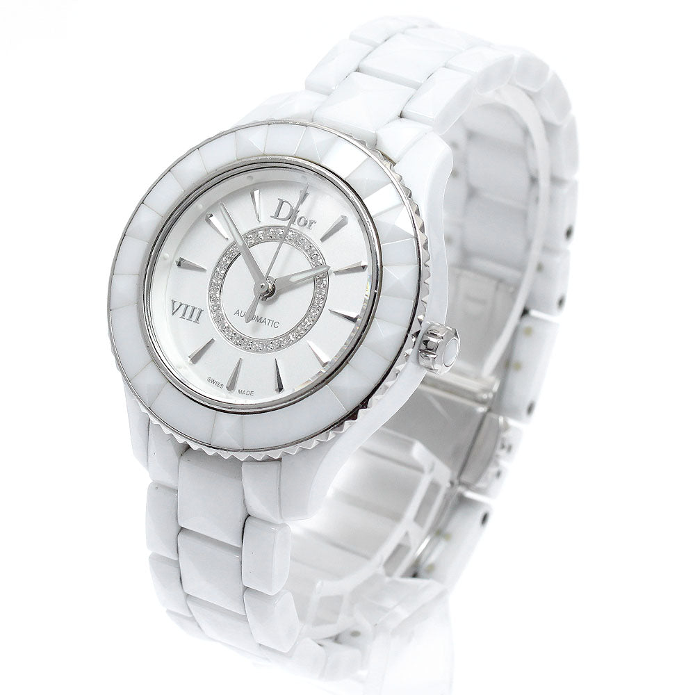 Dior Yuit CD1235E3 Silver/Diamond Dial Automatic Ladies Watch_895331