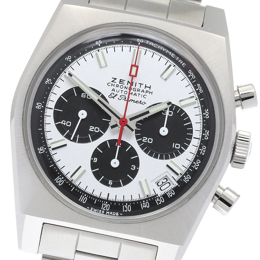 ZENITH Revival El Primero 50th Anniversary 03.A384.400/21.M384 Chronograph white Dial Automatic Men's Watch_895335