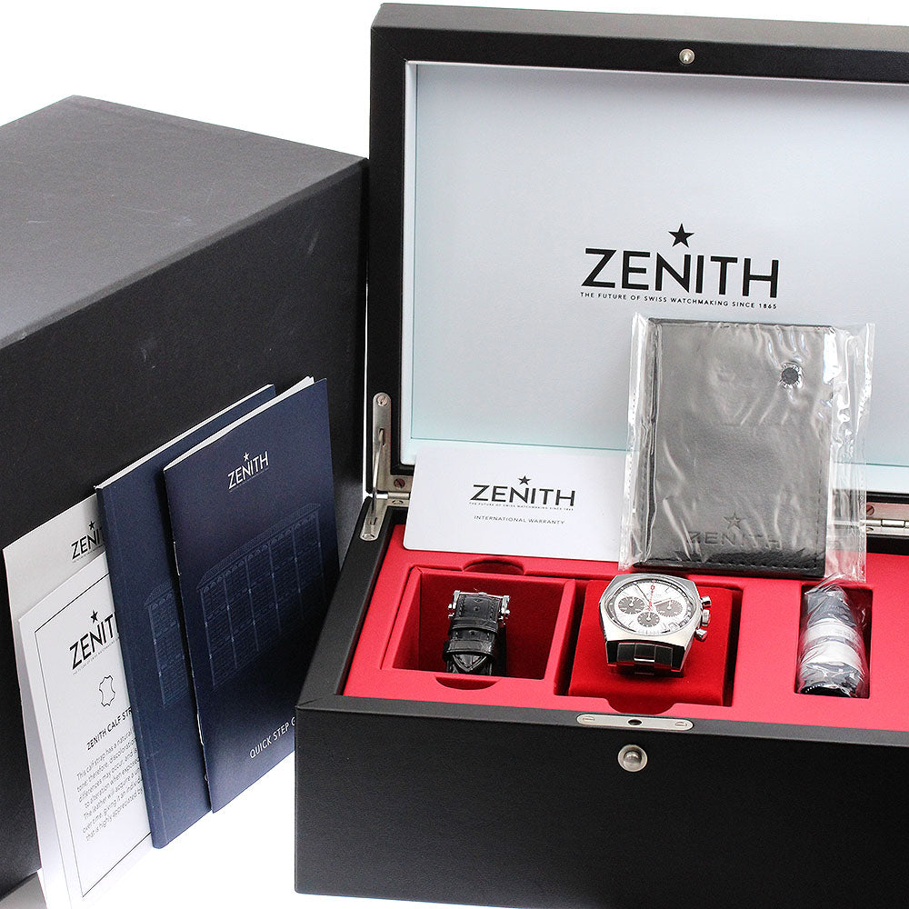 ZENITH Revival El Primero 50th Anniversary 03.A384.400/21.M384 Chronograph white Dial Automatic Men's Watch_895335