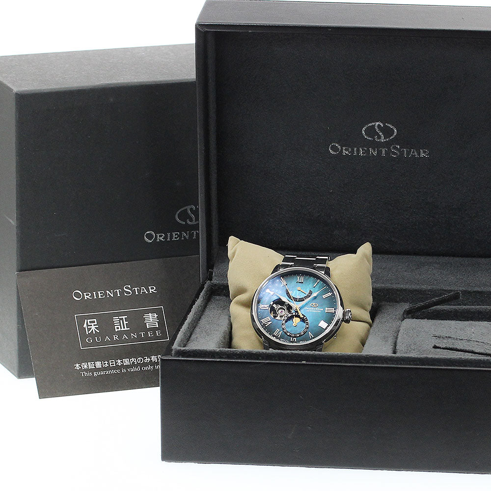 ORIENT Orient Star 70th Anniversary Model RK-AY0109A Moon phase Blue gradation Dial Automatic Men's Watch_895362