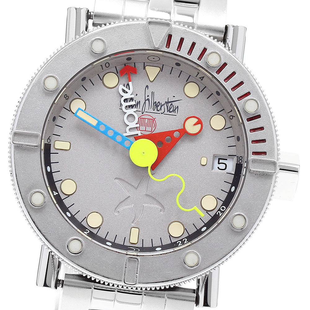Alain Silberstein Marine G Limited to 500 GMT Silver Dial Automatic Boy's_895372