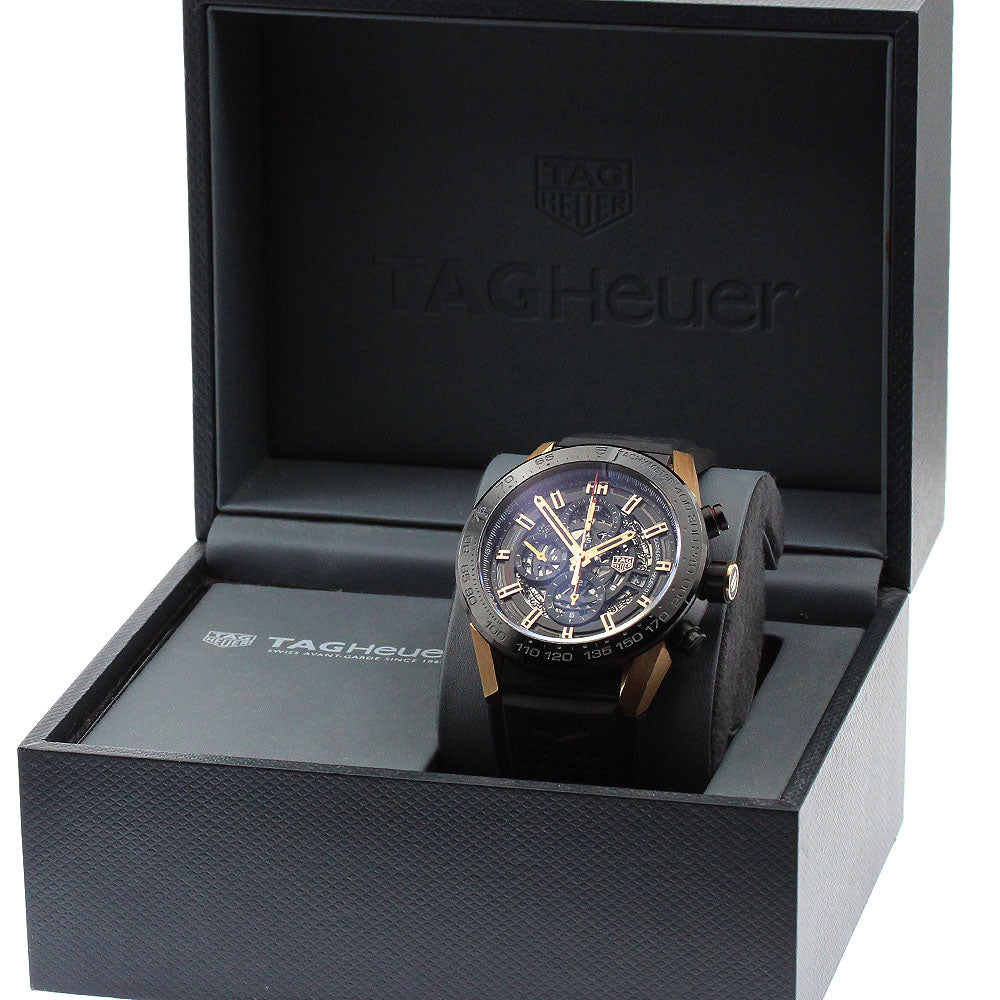 TAG HEUER Carrera CAR2A5A Date Chronograph skeleton Automatic Men's Watch_895379