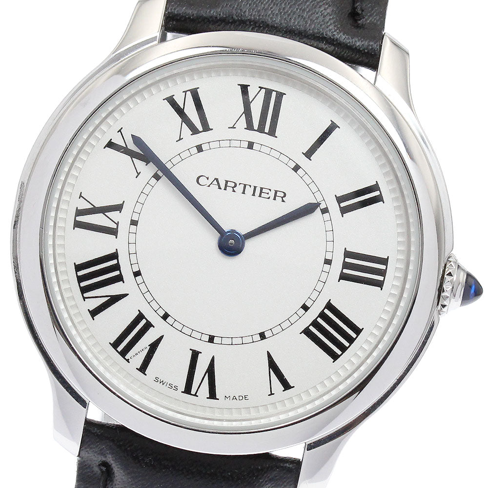 CARTIER Rondemast de Cartier 36MM WSRN0031 Silver Dial Quartz Boy's Watch_895393