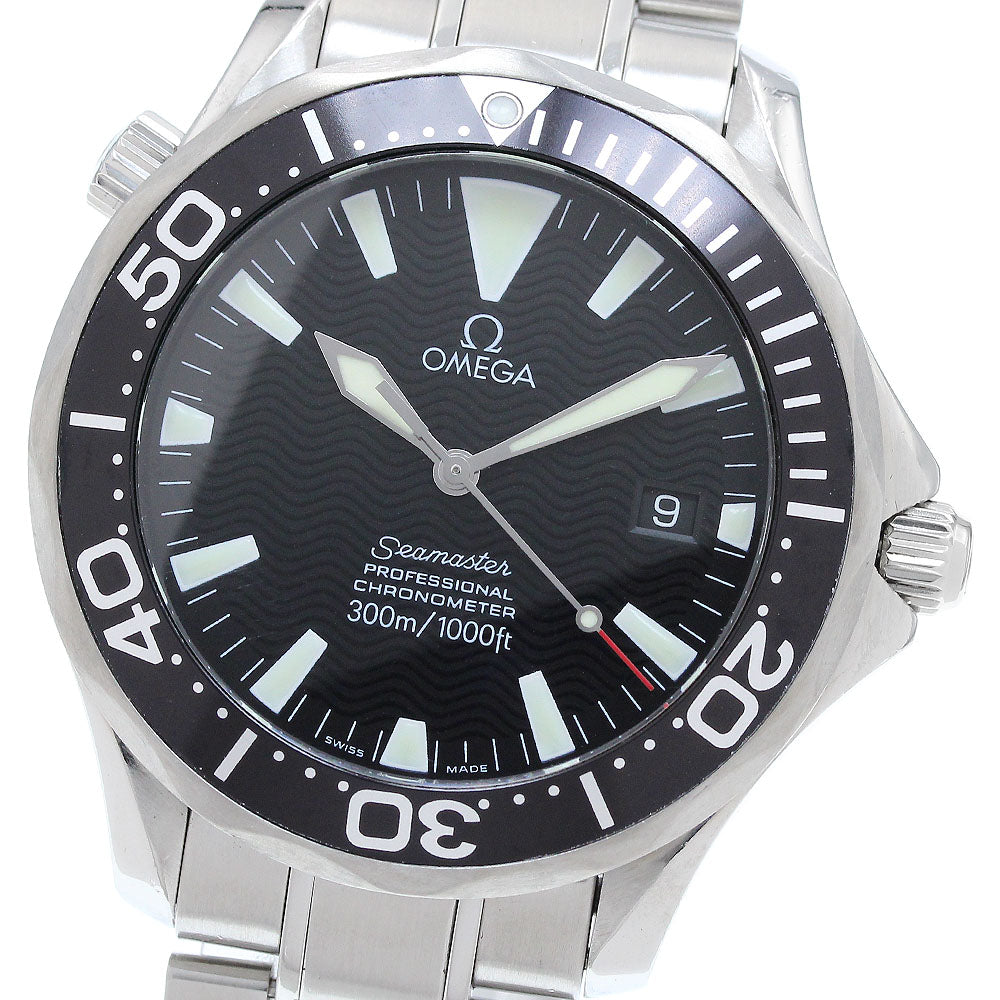 OMEGA Seamaster300 2254.50 Date black Dial Automatic Men's Watch_895430