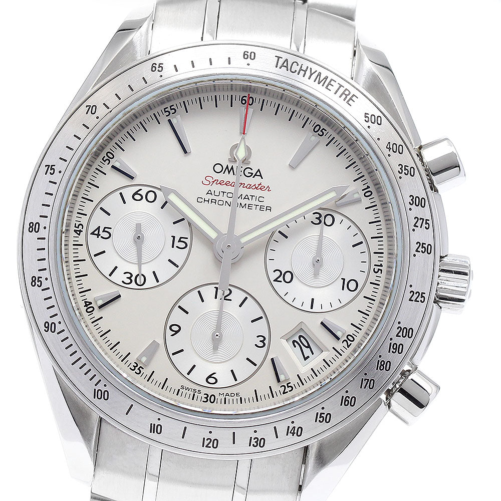 OMEGA Speedmaster Date Chronograph Silver Dial Automatic Men's Watch_895436