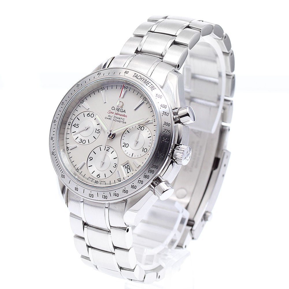OMEGA Speedmaster Date Chronograph Silver Dial Automatic Men's Watch_895436