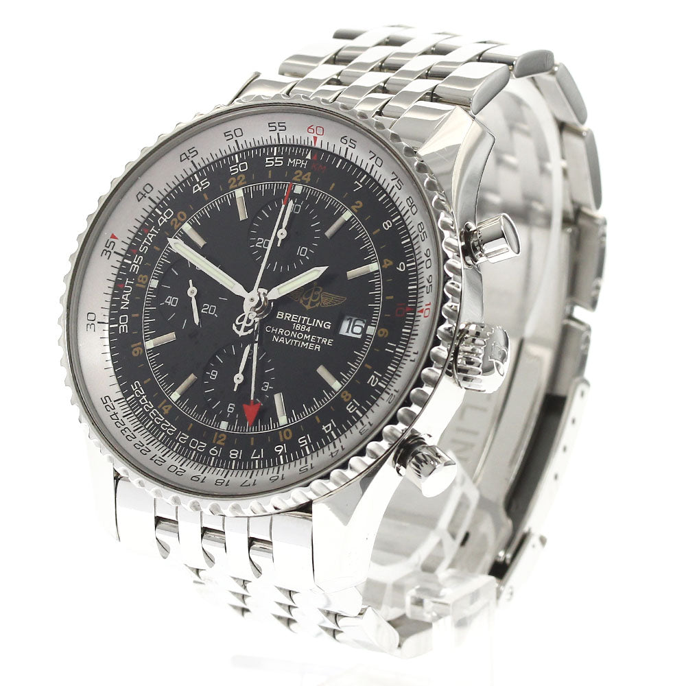 BREITLING Navitimer World A24322 Chronograph GMT Automatic Men's Watch_895442
