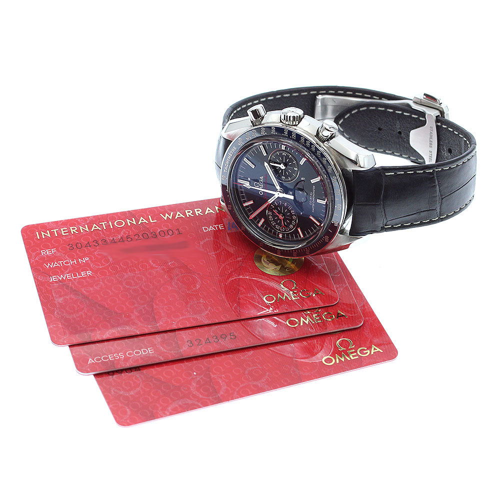 OMEGA Speedmaster 304.33.44.52.03.001 Moonphase Co-Axial Master Chronometer Navy Dial Automatic Men's Watch_895446