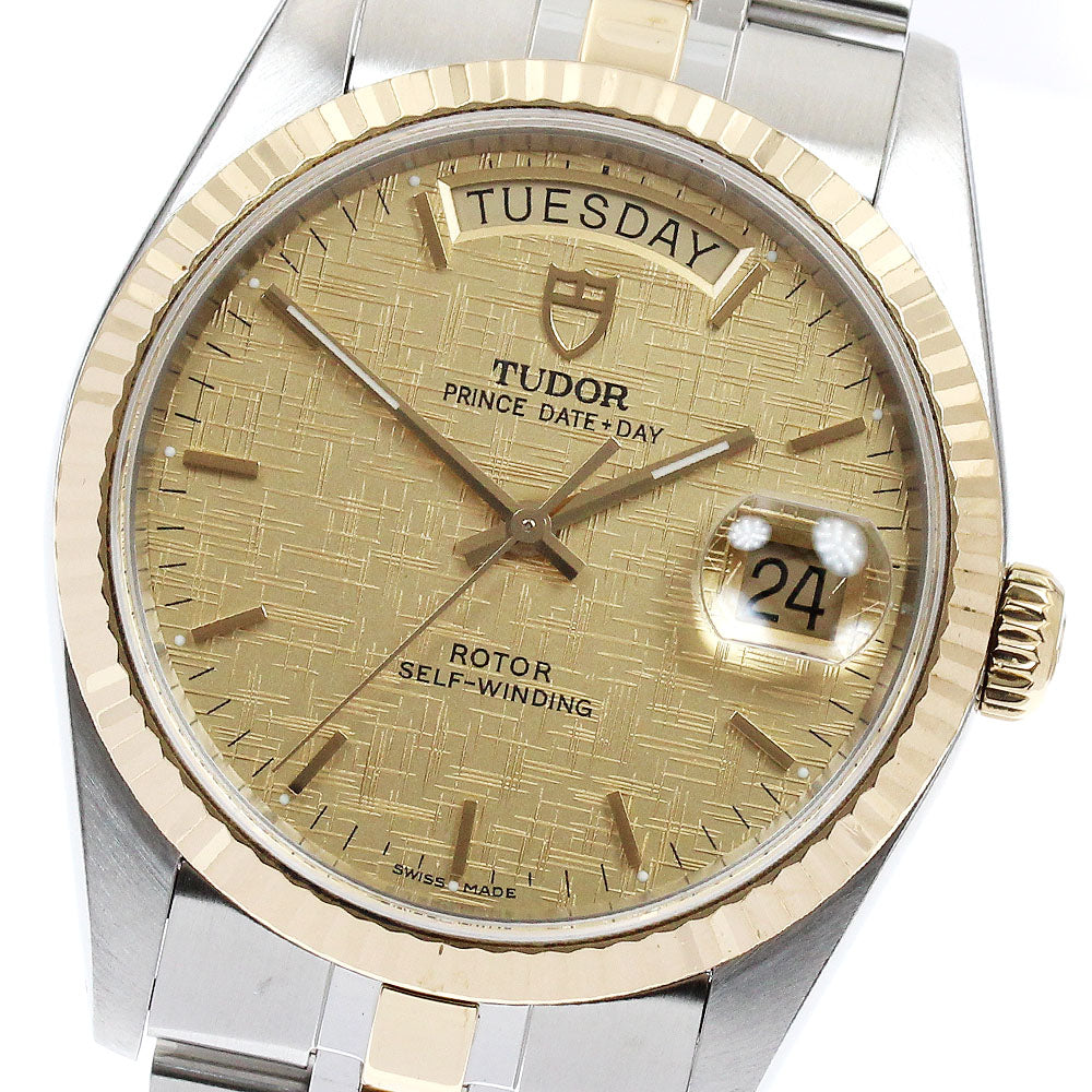 TUDOR Prince Date Day 76213 gold Dial Automatic Men's Watch_895468