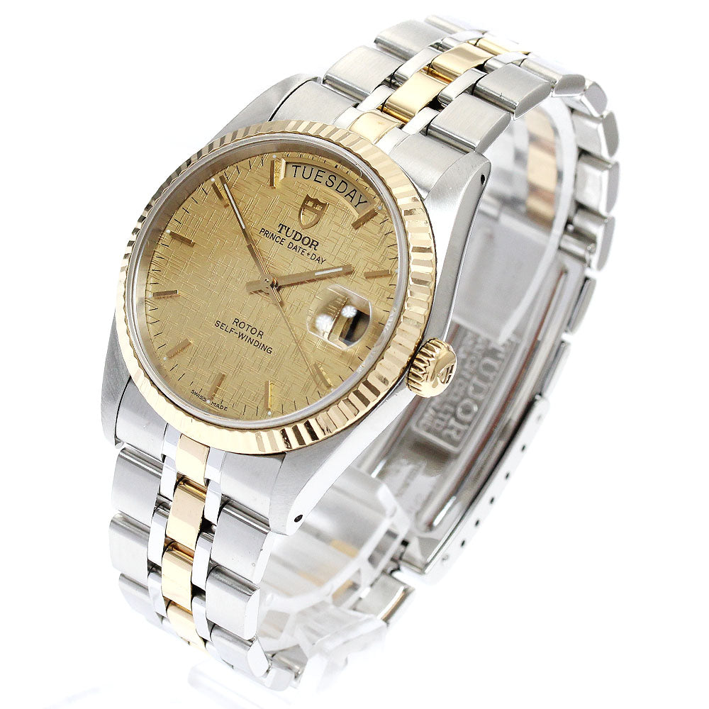 TUDOR Prince Date Day 76213 gold Dial Automatic Men's Watch_895468