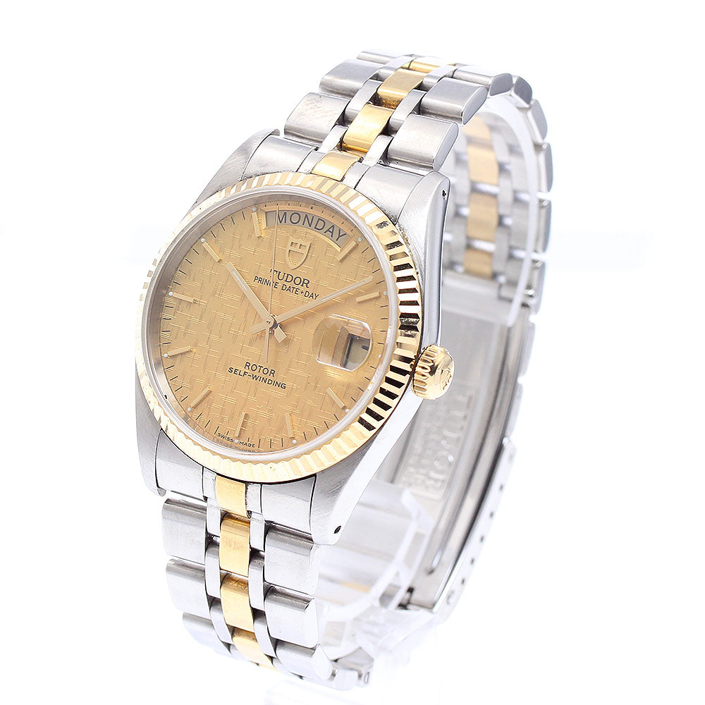TUDOR Prince Date Day 76213 gold Dial Automatic Men's Watch_895476