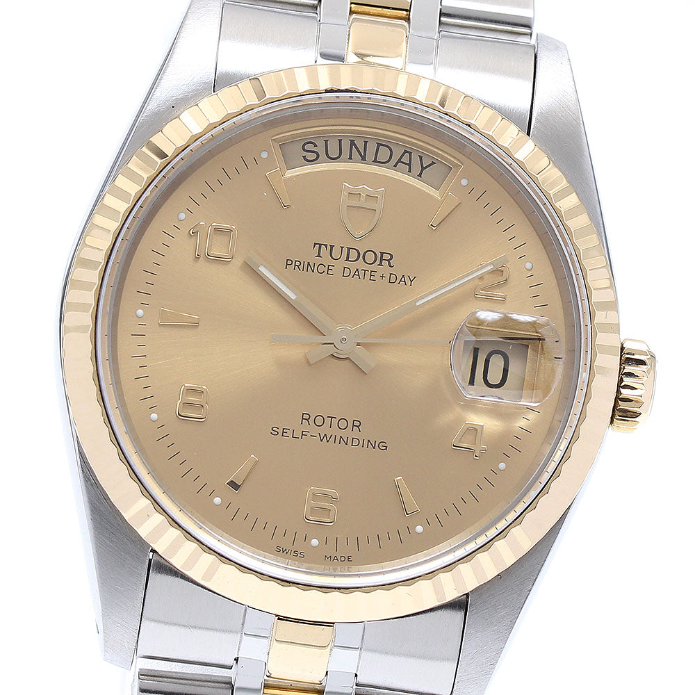 TUDOR Prince Date Day 76213 gold Dial Automatic Men's Watch_895478