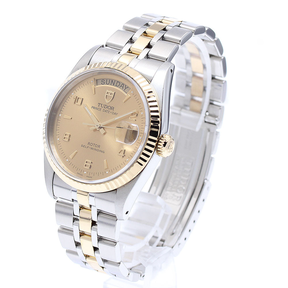 TUDOR Prince Date Day 76213 gold Dial Automatic Men's Watch_895478