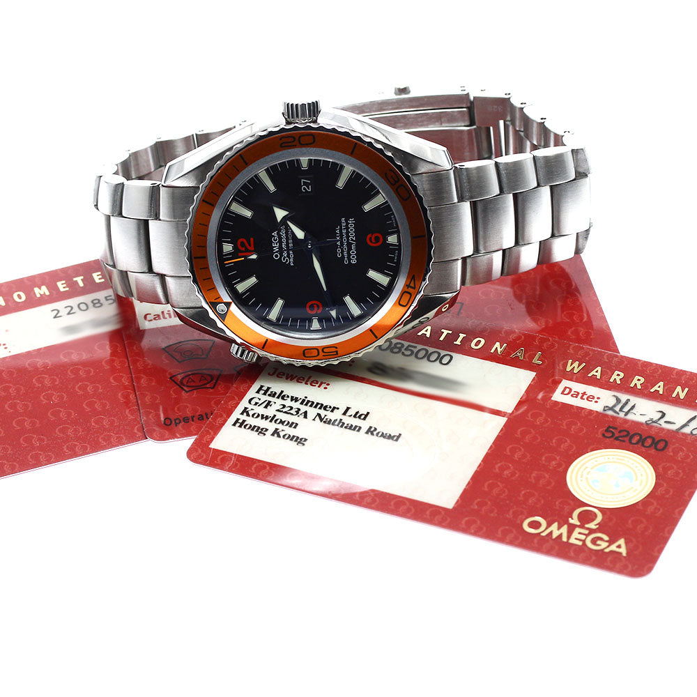 OMEGA Seamaster Planet Ocean 600M 2208.50 Date Automatic Men's Watch_895481