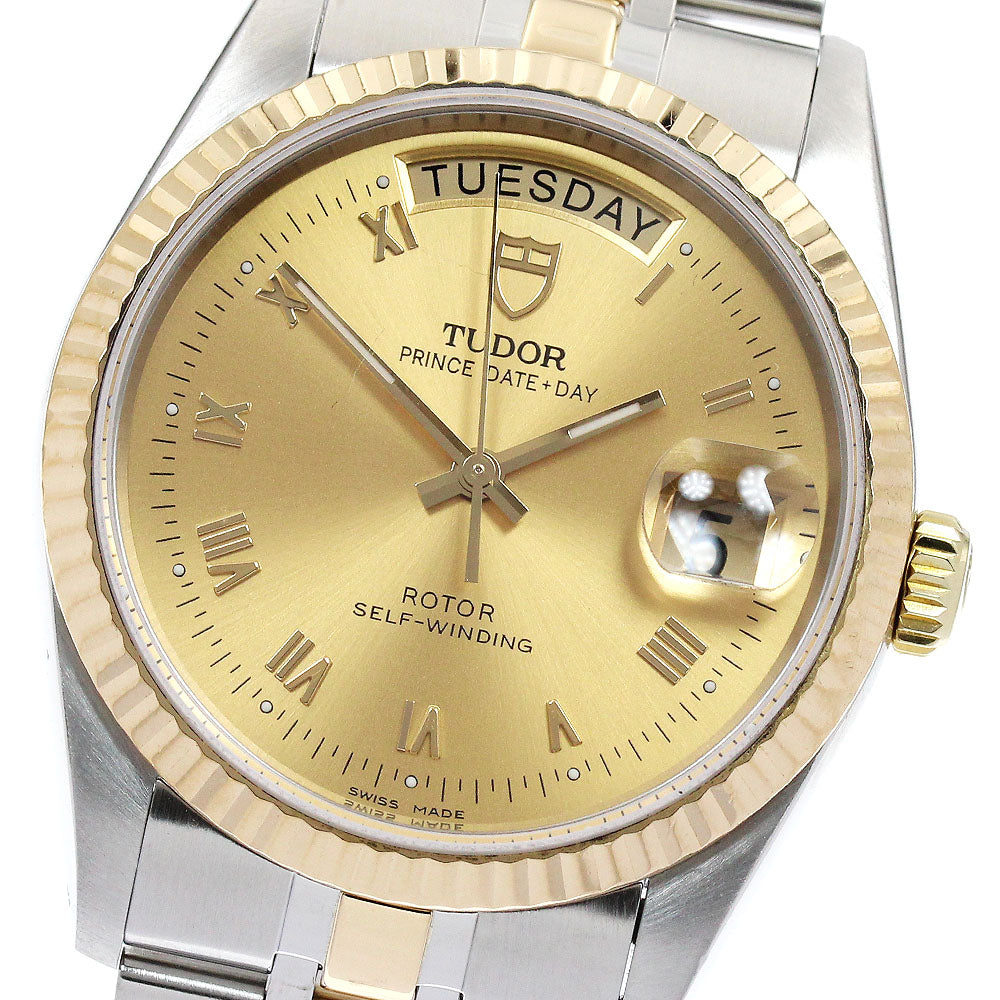 TUDOR Prince Date Day 76213 gold Dial Automatic Men's Watch_895484