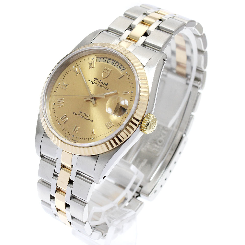 TUDOR Prince Date Day 76213 gold Dial Automatic Men's Watch_895484