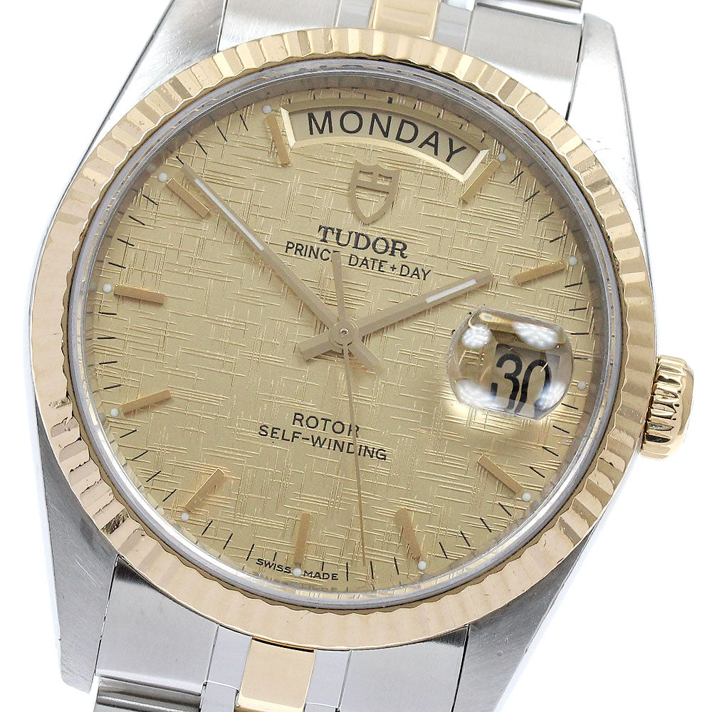 TUDOR Prince Date Day 76213 gold Dial Automatic Men's Watch_895485