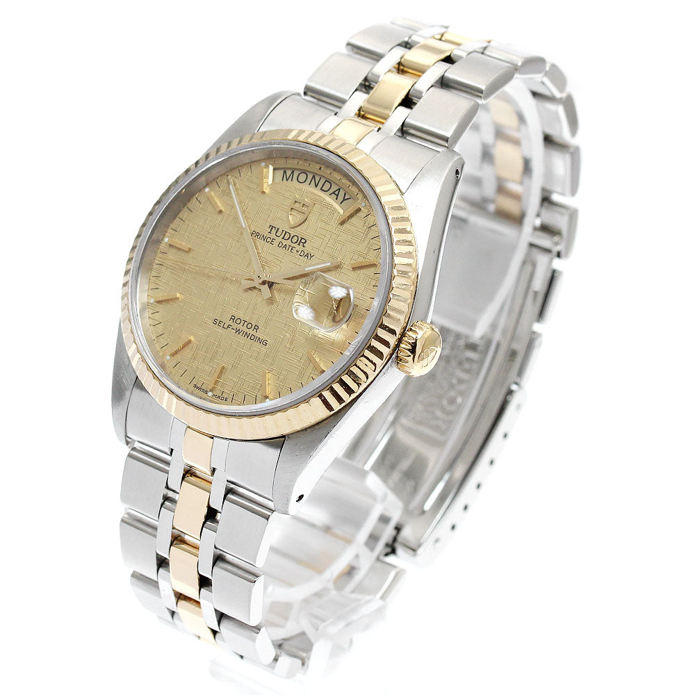 TUDOR Prince Date Day 76213 gold Dial Automatic Men's Watch_895485