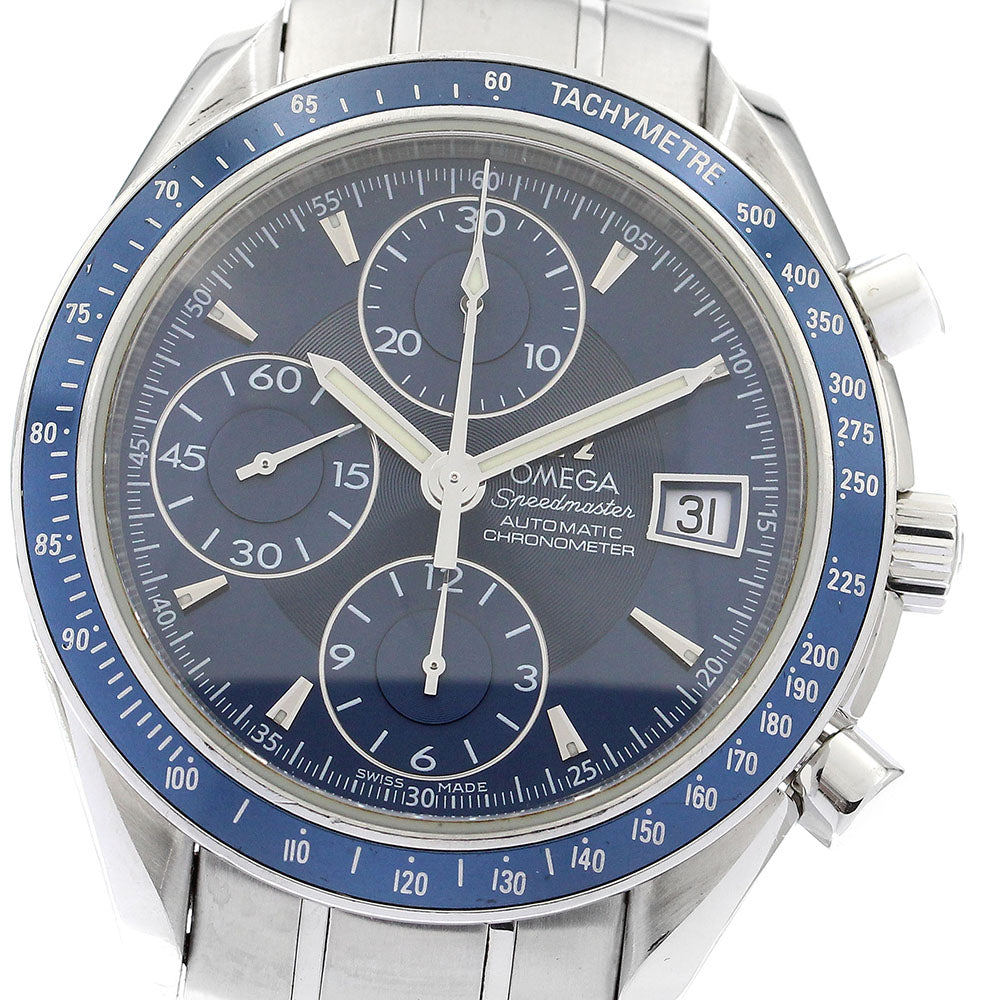 OMEGA Speedmaster 3212.80 Chronograph blue Dial Automatic Men's Watch_895490