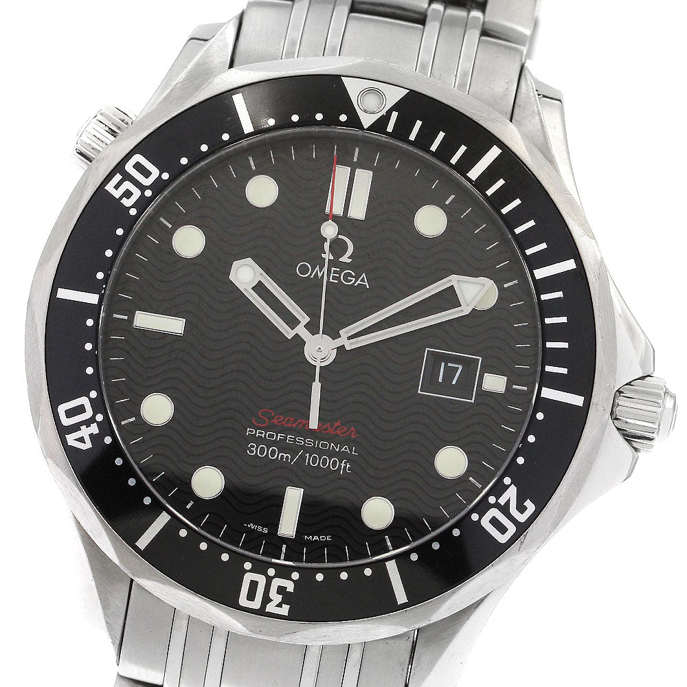 OMEGA Seamaster300 212.30.41.61.01.001 Date Black Dial Quartz Men's Watch_895496