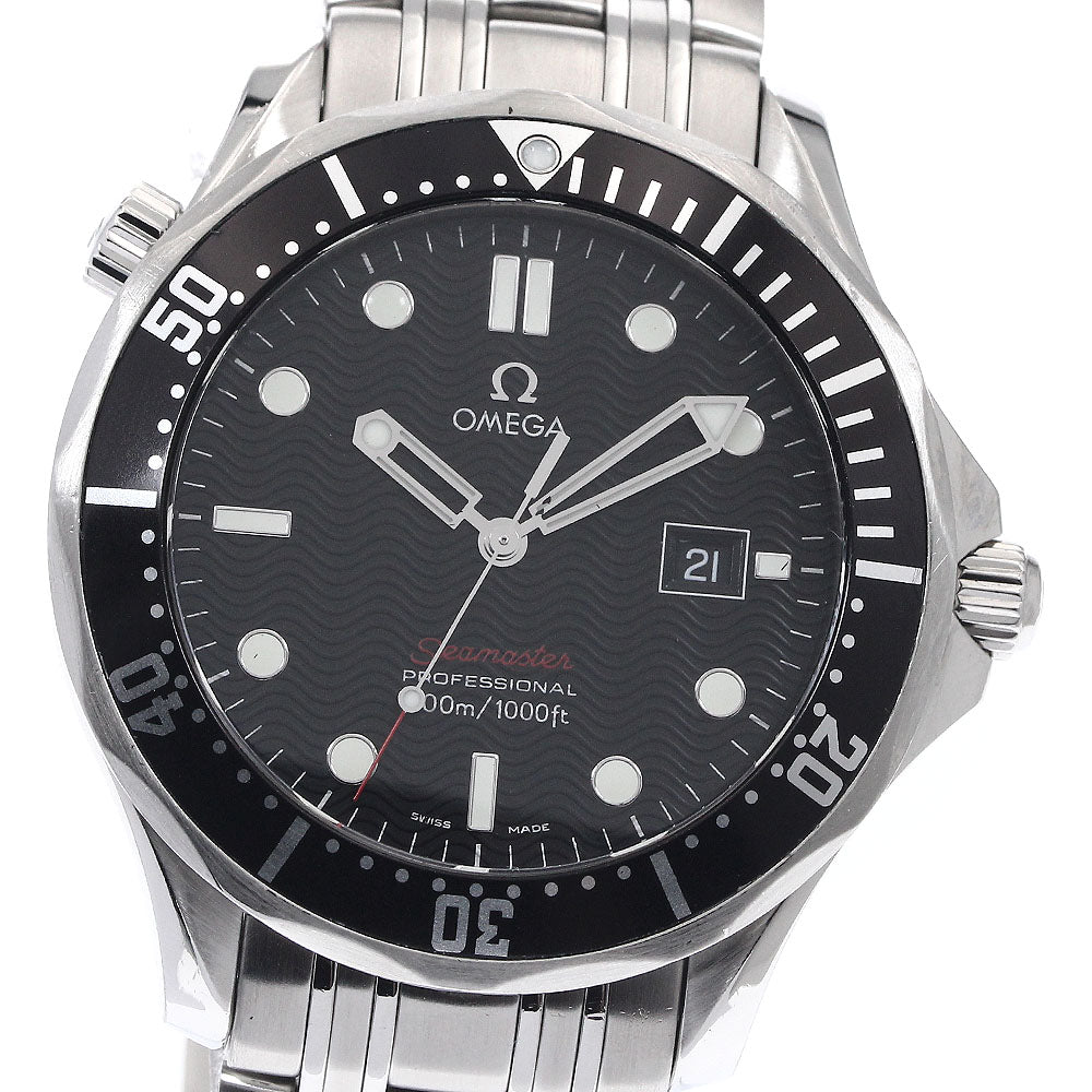 OMEGA Seamaster300 212.30.41.61.01.001 Date Black Dial Quartz Men's Watch_895518