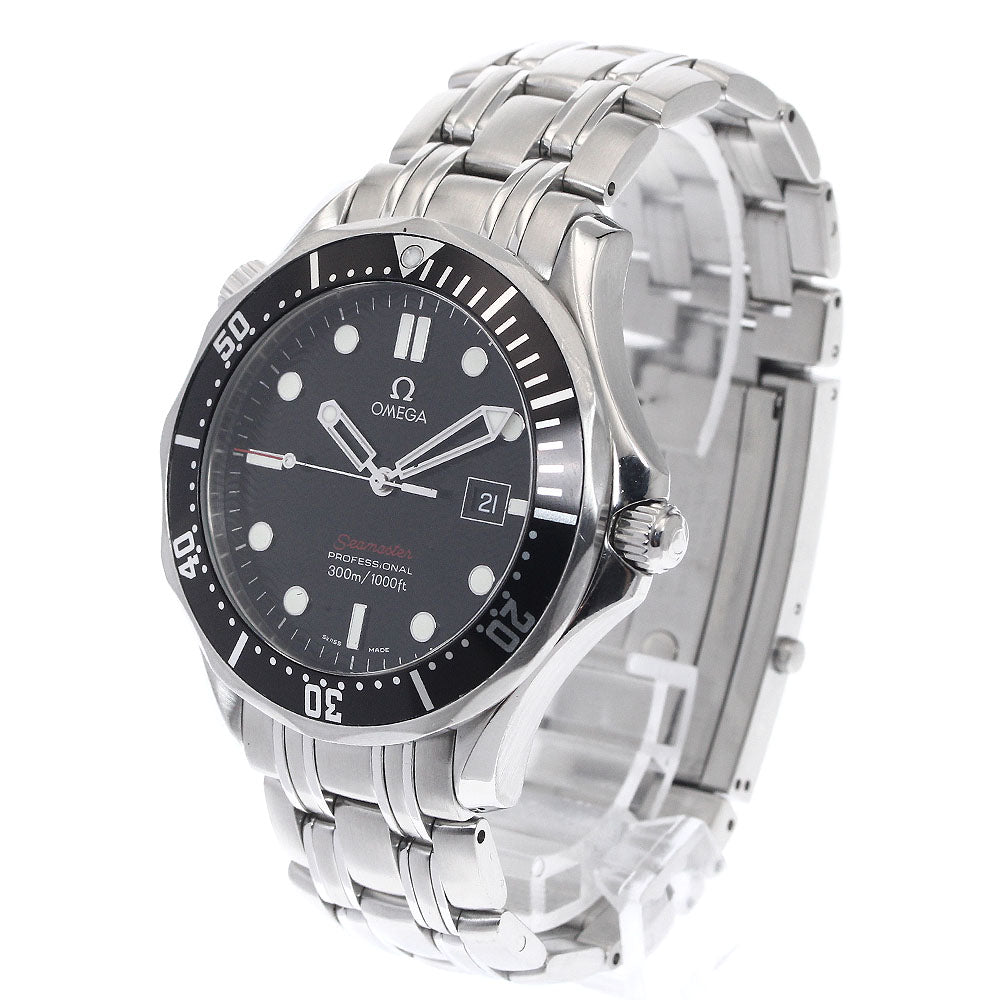 OMEGA Seamaster300 212.30.41.61.01.001 Date Black Dial Quartz Men's Watch_895518