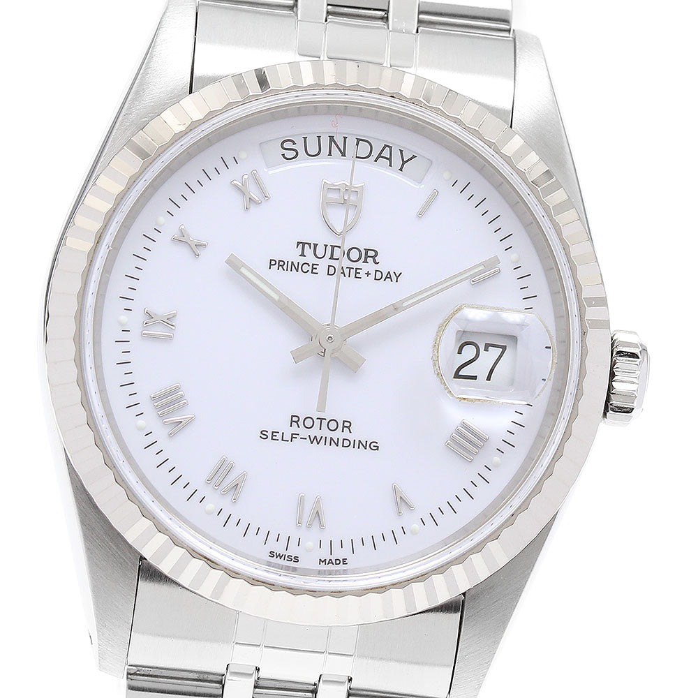 TUDOR Prince Date Day 76214 white Dial Automatic Men's Watch_895524