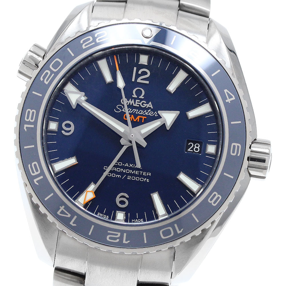 OMEGA Seamaster Planet Ocean 232.90.44.22.03.001 GMT Navy Dial AT Men's_895539
